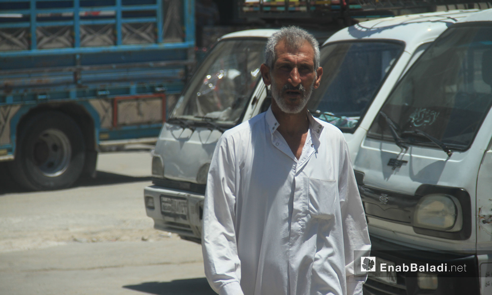 أحد سكان بلدة دركوش - 29 حزيران 2017 (عنب بلدي)