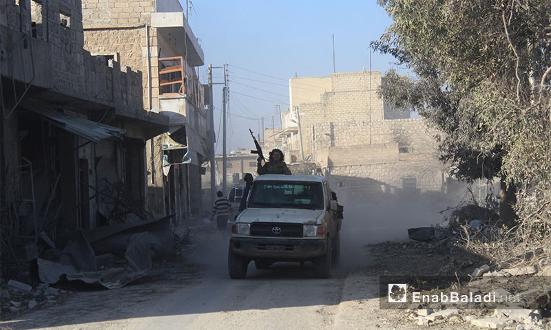 "الجيش الحر" داخل مدينة الباب في ريف حلب الشرقي- الخميس 23 شباط (عنب بلدي)
