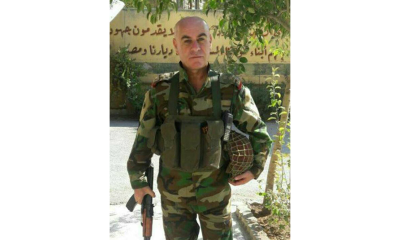 العقيد الركن باسم داوود قتل في ريف حلب الشرقي- الأحد 11 حزيران (فيس بوك)