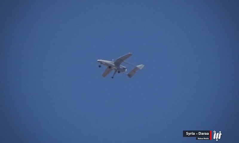 طائرة استطلاع في سماء درعا دخلت من الأردن- الأربعاء 14 حزيران (نبأ)