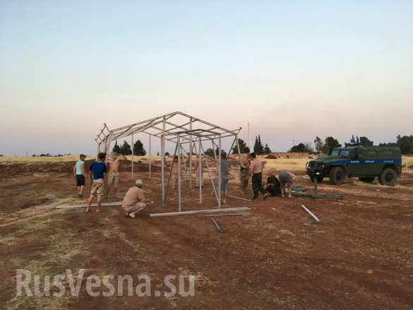 إنشاء مخيم للجيش الروسي في محافظة حماة- الخميس 15 حزيران (روزفينسا)