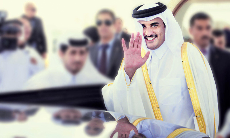 أمير قطر تميم بن حمد (إنترنت)