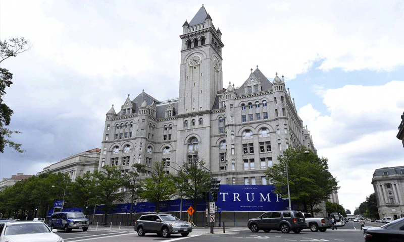 فندق "واشنطن" التابع للرئيس الأمريكي، دونالد ترامب، في العاصمة الأمريكية (إنترنت)