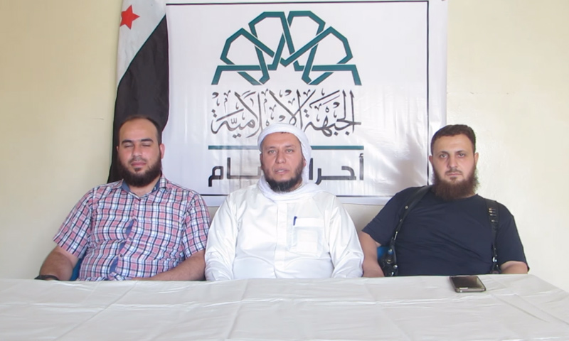 شرعي "أحرار الشام" جنوب سوريا، محمد الكفري "أبو ثابت" - آب 2017 (يوتيوب)