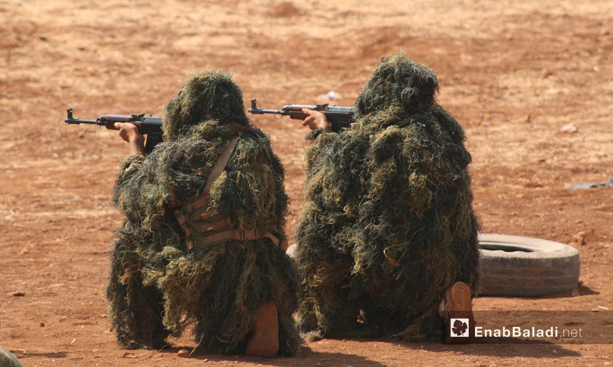 تخريج الدفعة الثانية من قوات المهام الخاصة التابعة لجيش النصر بريف حماة الشمالي - 17 أيلول 2017 (عنب بلدي)