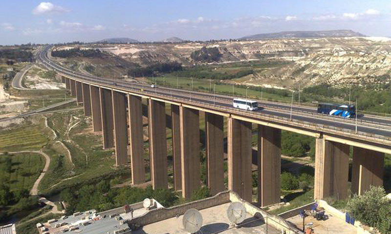جسر الرستن في حمص (انترنت)
