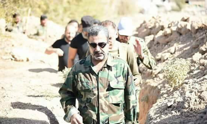 العميد في قوات الأسد غسان طراف - (فيس بوك)