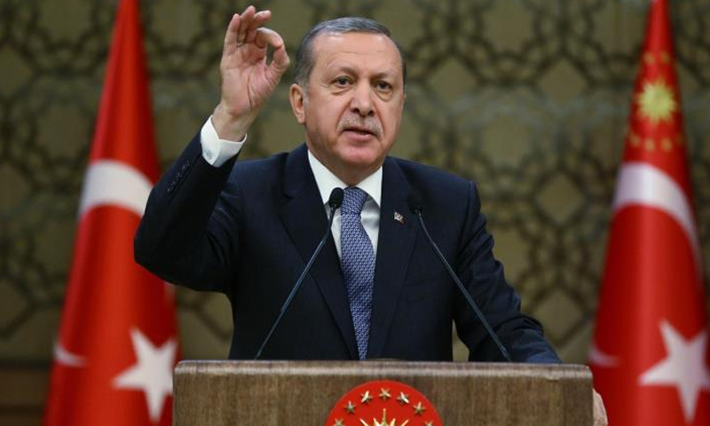 الرئيس التركي رجب طيب أردوغان (وكالات)