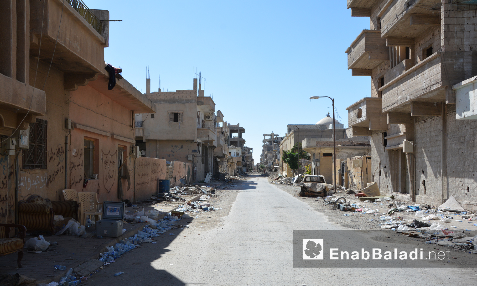 دخول "قوات سوريا الديمقراطية" إلى مدينة الرقة -19 تشرين الأول 2017 (عنب بلدي)
