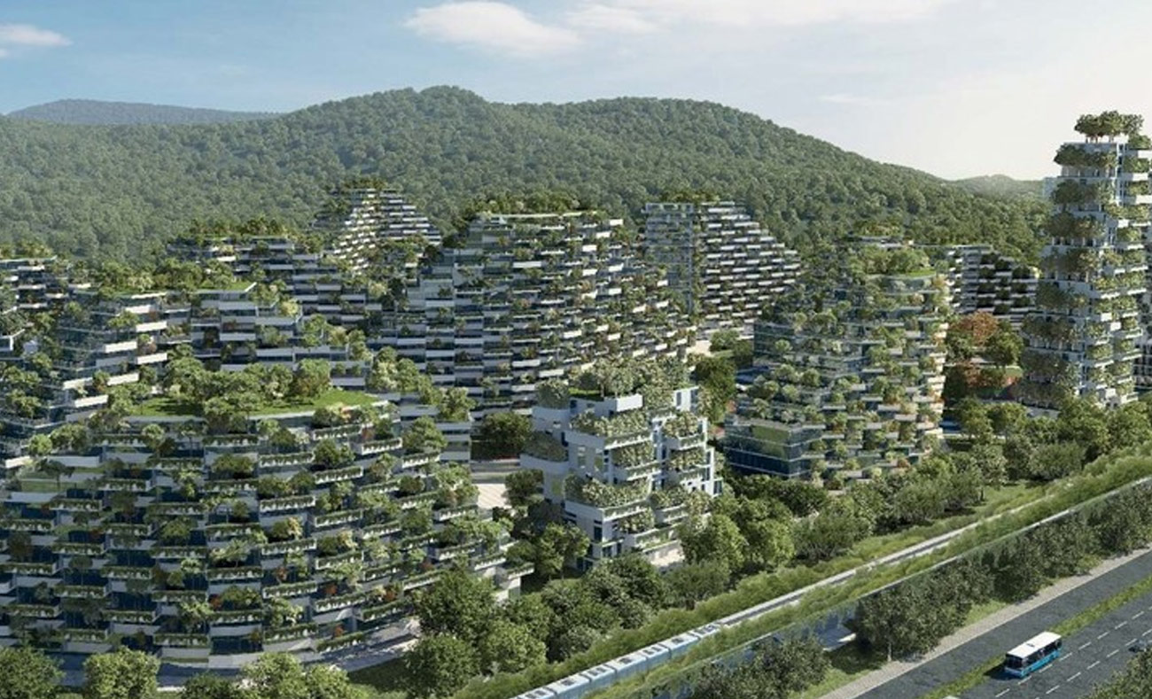 مشروع مدينة الغابة العامودية في الصين (Stefano Boeri Architetti)