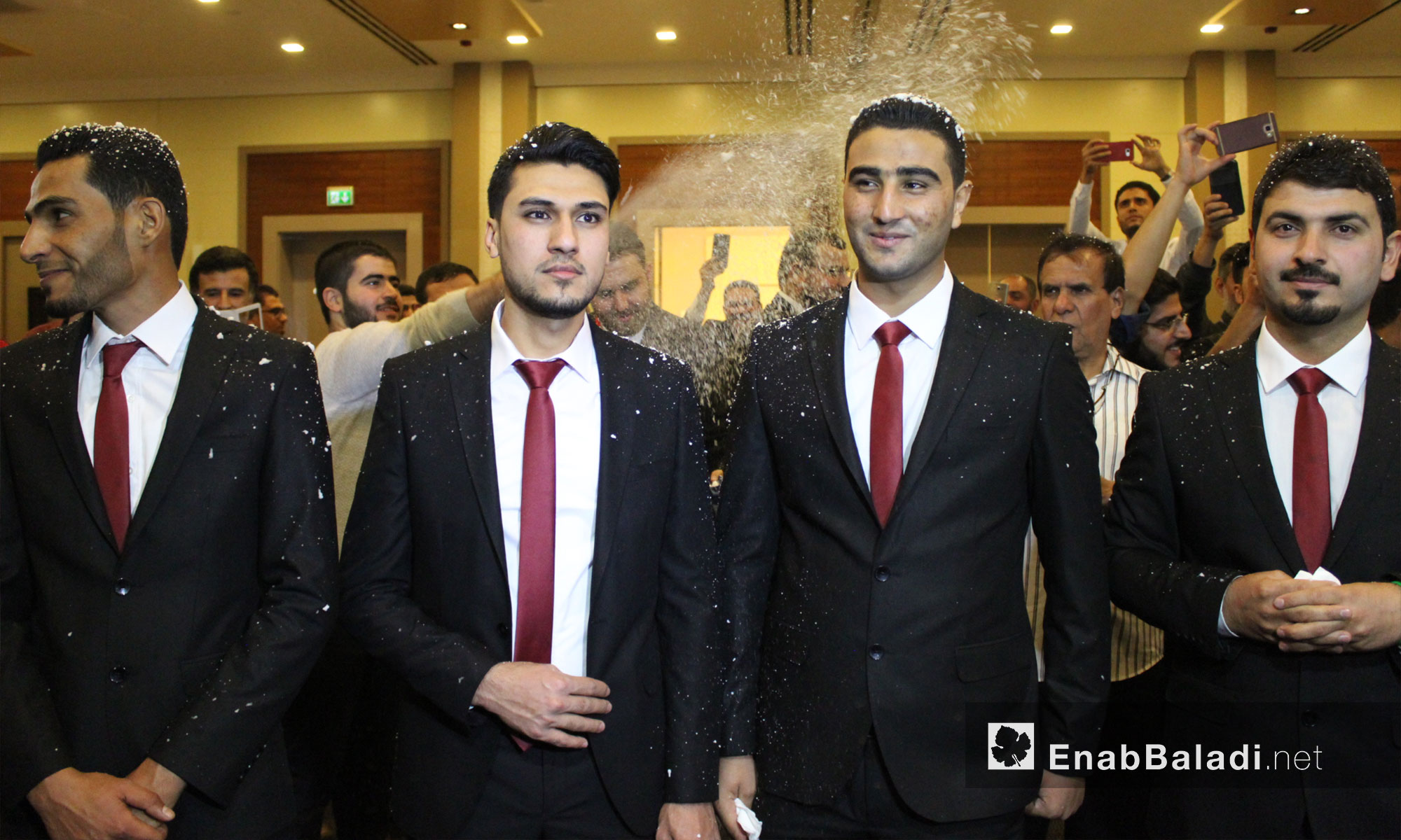 حفل زفاف لخمسة سوريين في أورفة التركية 29 تشرين الأول 2017 (عنب بلدي)