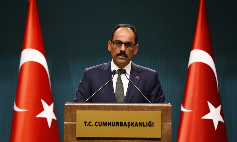المتحدث باسم الرئاسة التركية، إبراهيم كالن (TRT)