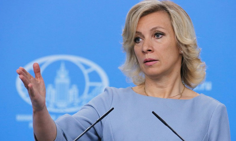 ماريا زاخاروفا المتحدة باسم وزارة الخارجية الروسية (انترنت)