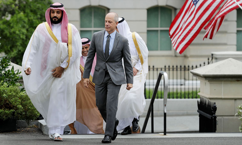 ولي العهد السعودي محمد بن سلمان في زيارة إلى واشنطن (فوربس)