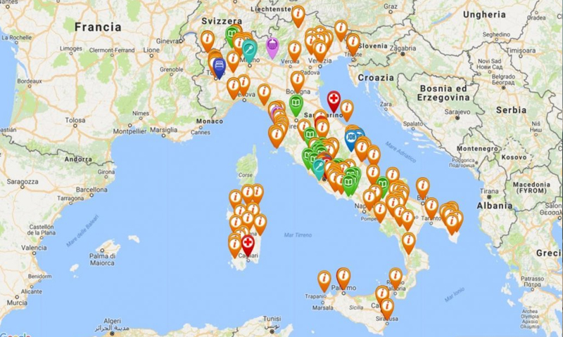 موقع إلكتروني لمساعدة اللاجئين في إيطاليا