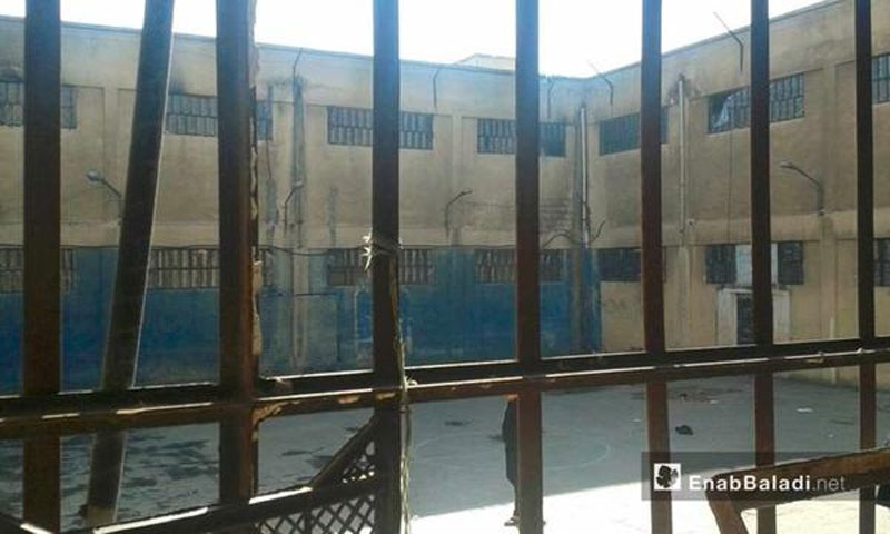 ساحة سجن حماة المركزي - 4 كانون الأول 2016 (عنب بلدي)
