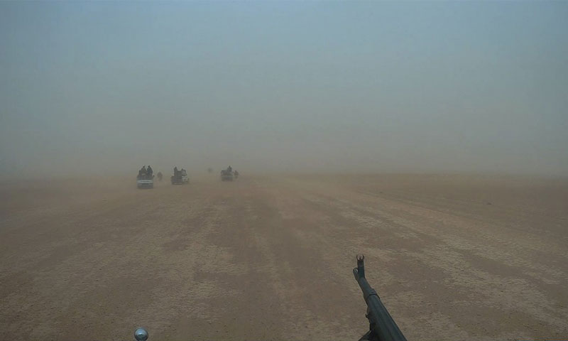 مقاتلو تنظيم "الدولة" في الشعفة شرقي دير الزور - 25 كانون الثاني 2018 (أعماق)