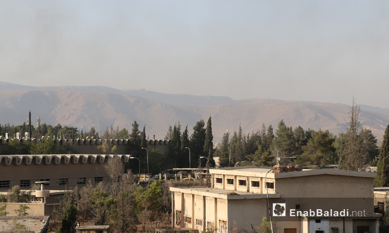 إدارة المركبات في حرستا بريف دمشق (أرشيف عنب بلدي)