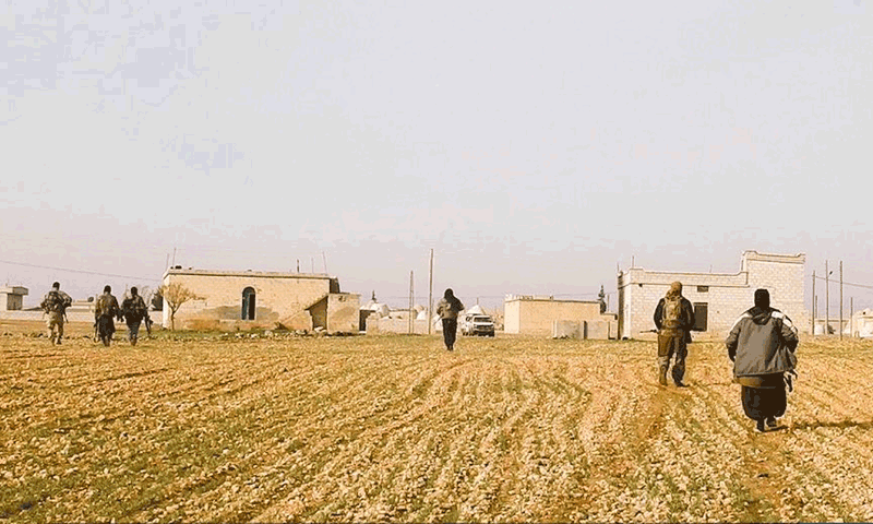 تنظيم "الدولة الإسلامية" شرقي سنجار بريف إدلب - 17 كانون الثاني 2018 (أعماق)