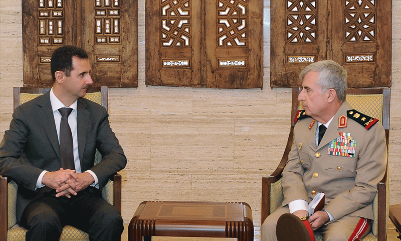 وزير الدفاع السوري يجري مشاورات في العاصمة الاردنية عمان
