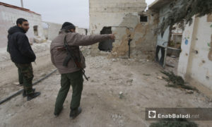 مقاتلو المعارضة في منطقة المرج بريف دمشق (أرشيف عنب بلدي)
