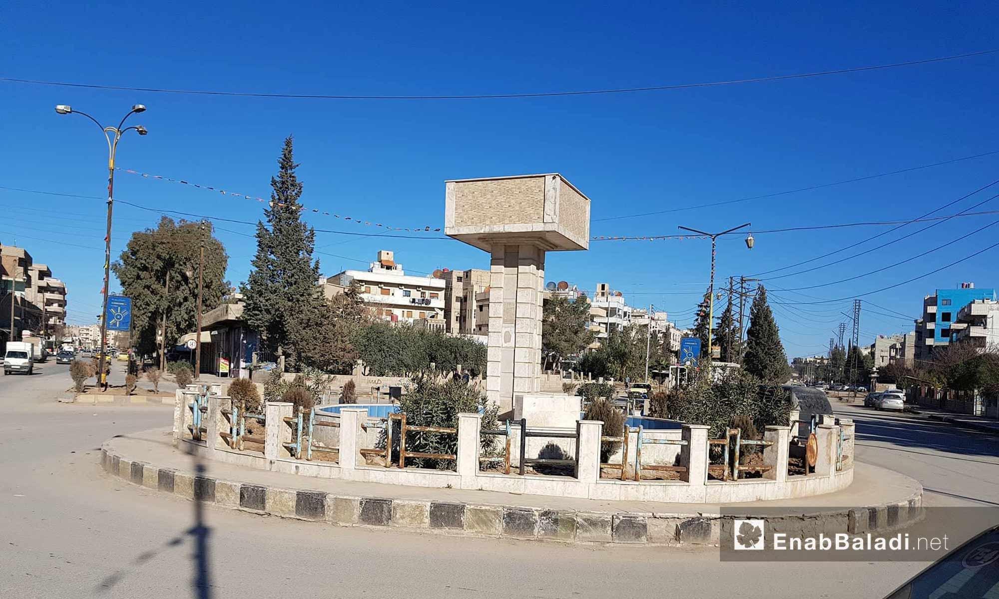 أحياء مدينة القامشلي كبرى مناطق محافظة الحسكة شمال سوريا - 30 كانون الثاني 2018 (عنب بلدي)
