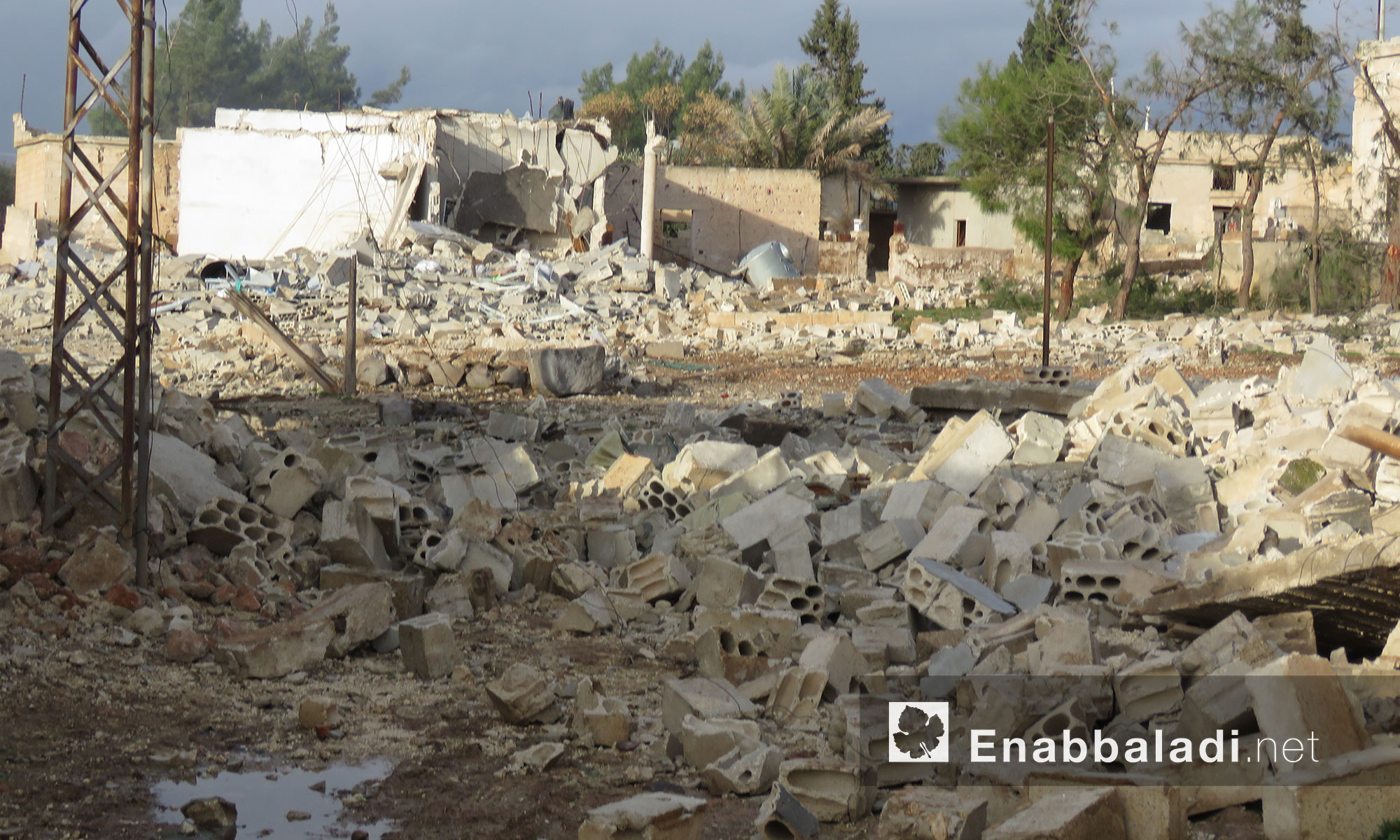قرية الخوين بعد تحريرها في ريف ادلب الجنوبي الشرقي - 14 كانون الثاني 2018 (عنب بلدي)
