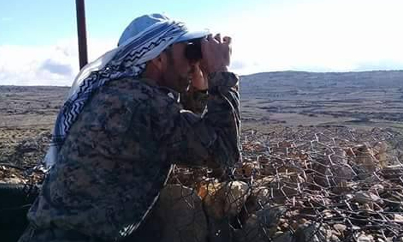 مقاتل من قوات الأسد في ريف دمشق الجنوبي الغربي - (فيس بوك)