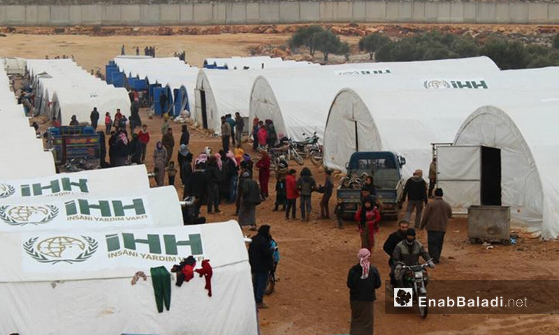 نازحون في مخيم الكرامة شمالي إدلب - 18 كانون الثاني (عنب بلدي)