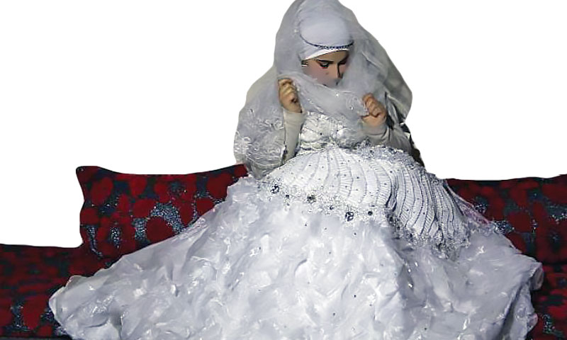 تعبيرية - لاجئة سورية في تركيا بليلة زفافها - (وكالة الأناضول)