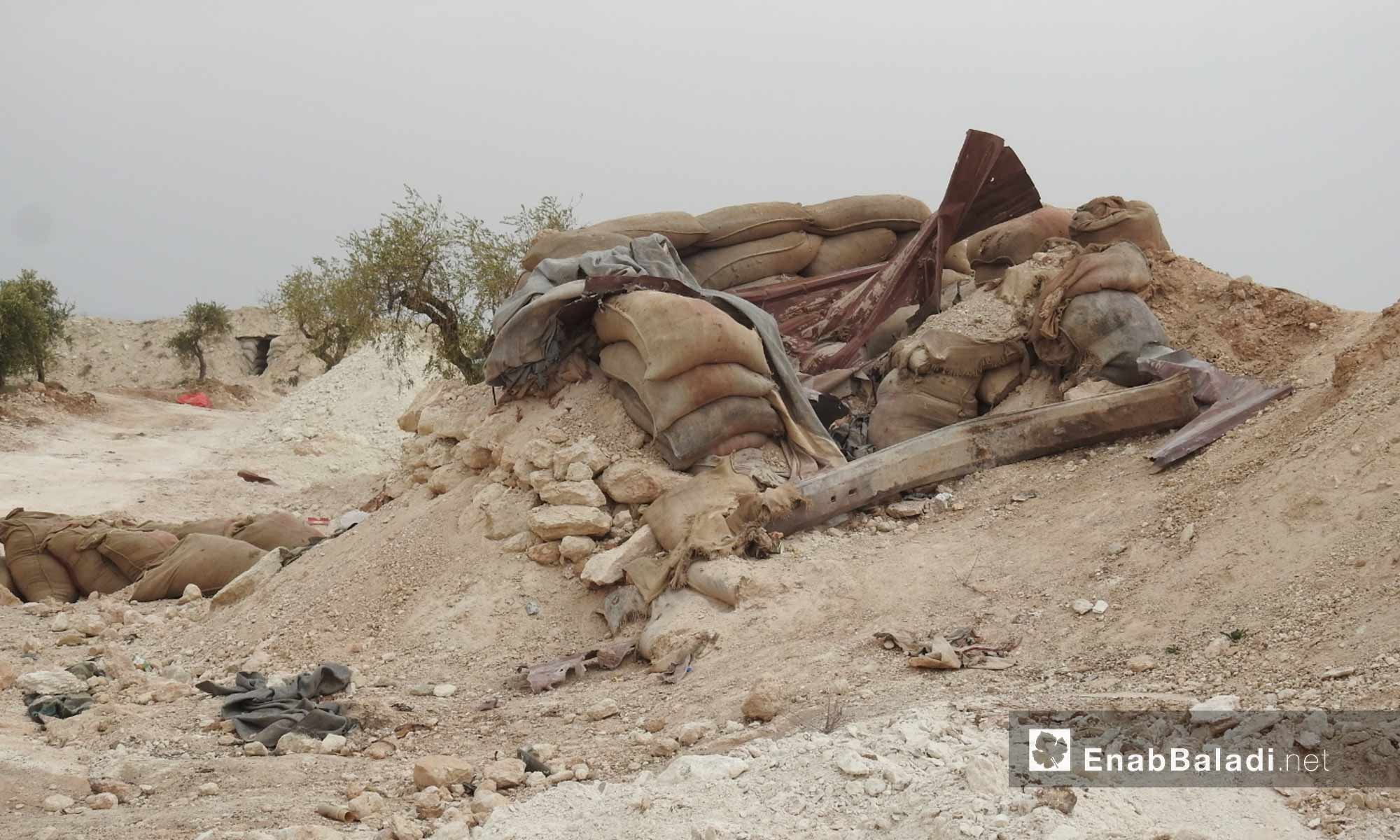 دشم وحدات حماية الشعب الكردية على محور شران بريف مدينة عفرين - 11 شباط 2018 (عنب بلدي)