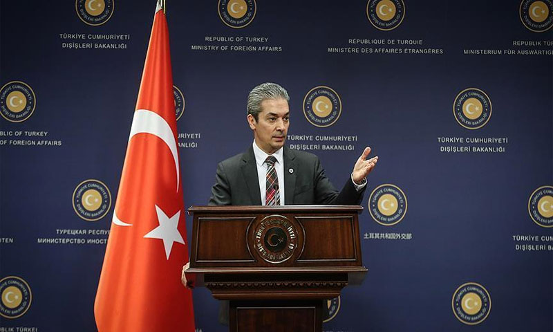 المتحدث باسم الوزارة التركية، حامي أقصوي 5شباط(الأناضول)