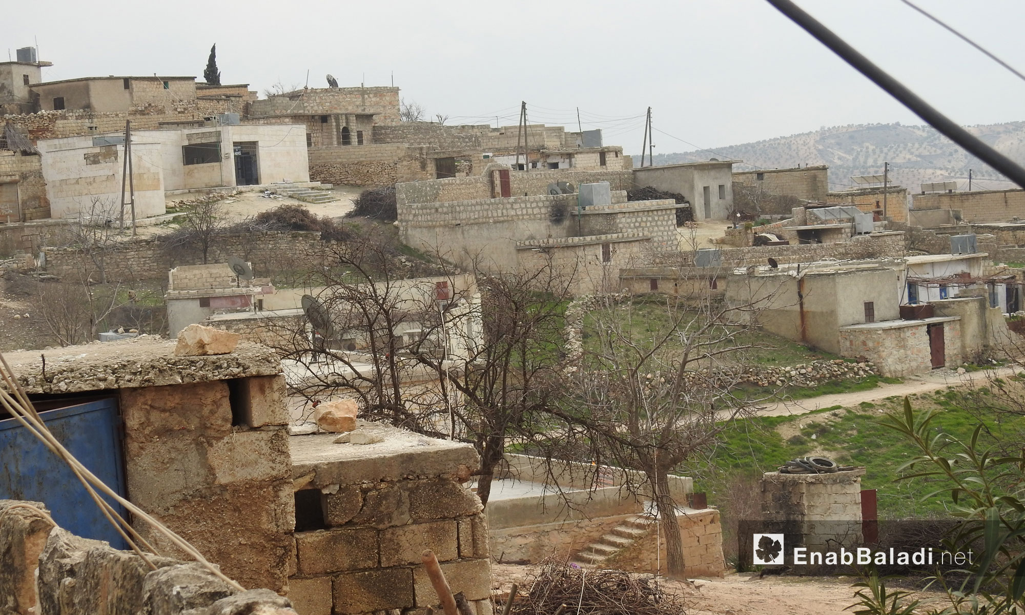 قرية ديكماطاش بعد سيطرة الجيش الحر عليها ضمن عملية "غصن الزيتون" في عفرين - 21 شباط 2018 (عنب بلدي)