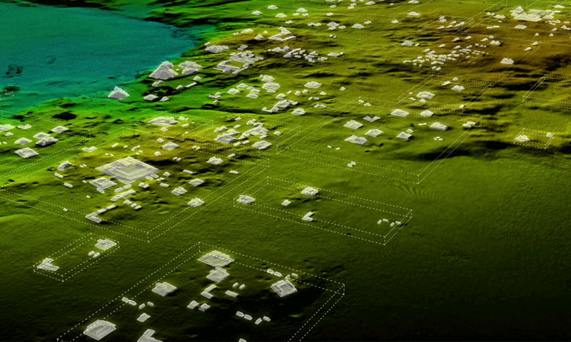 مدينة المايا الكبيرة جدًا باستخدام تقنية الاستشعار الضوئي (nationalgeographic)
