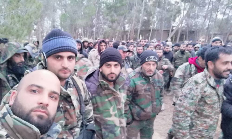 قوات "النمر" في دمشق - 17 شباط 2018 (قوات النمر في فيس بوك)