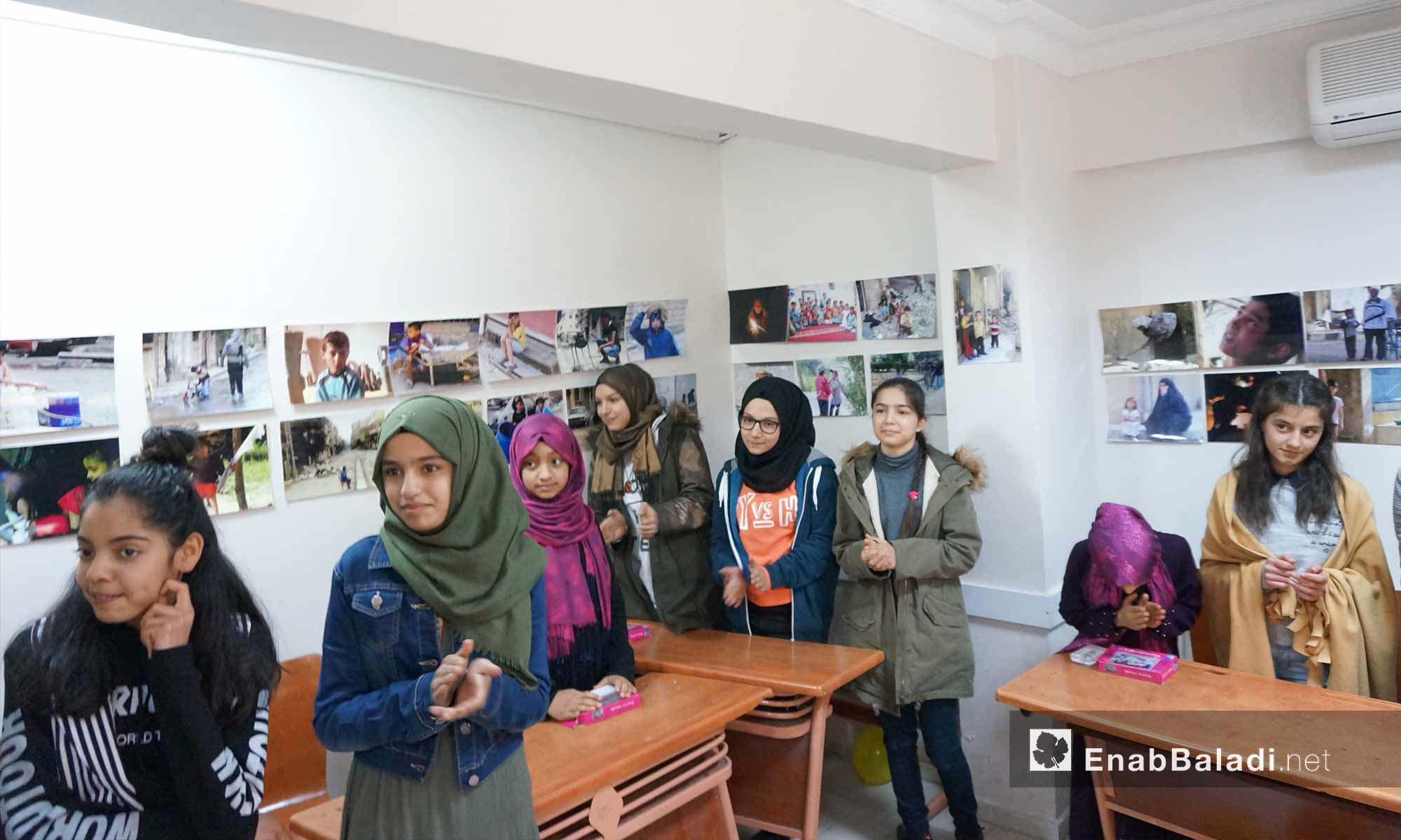 سوريات وأتراك شاركن بمبادرة مجتمعية في أورفة - 24 شباط 2018 (عنب بلدي)