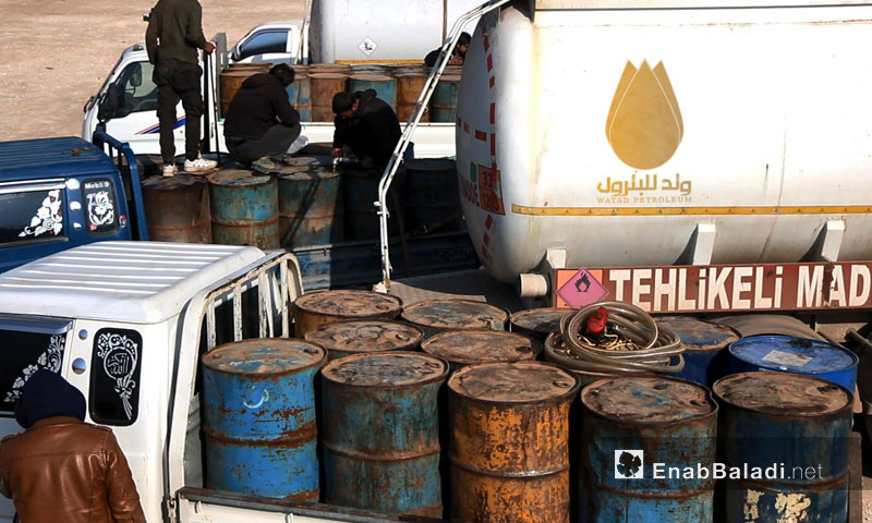 وتد تستورد الوقود في إدلب (عنب بلدي)