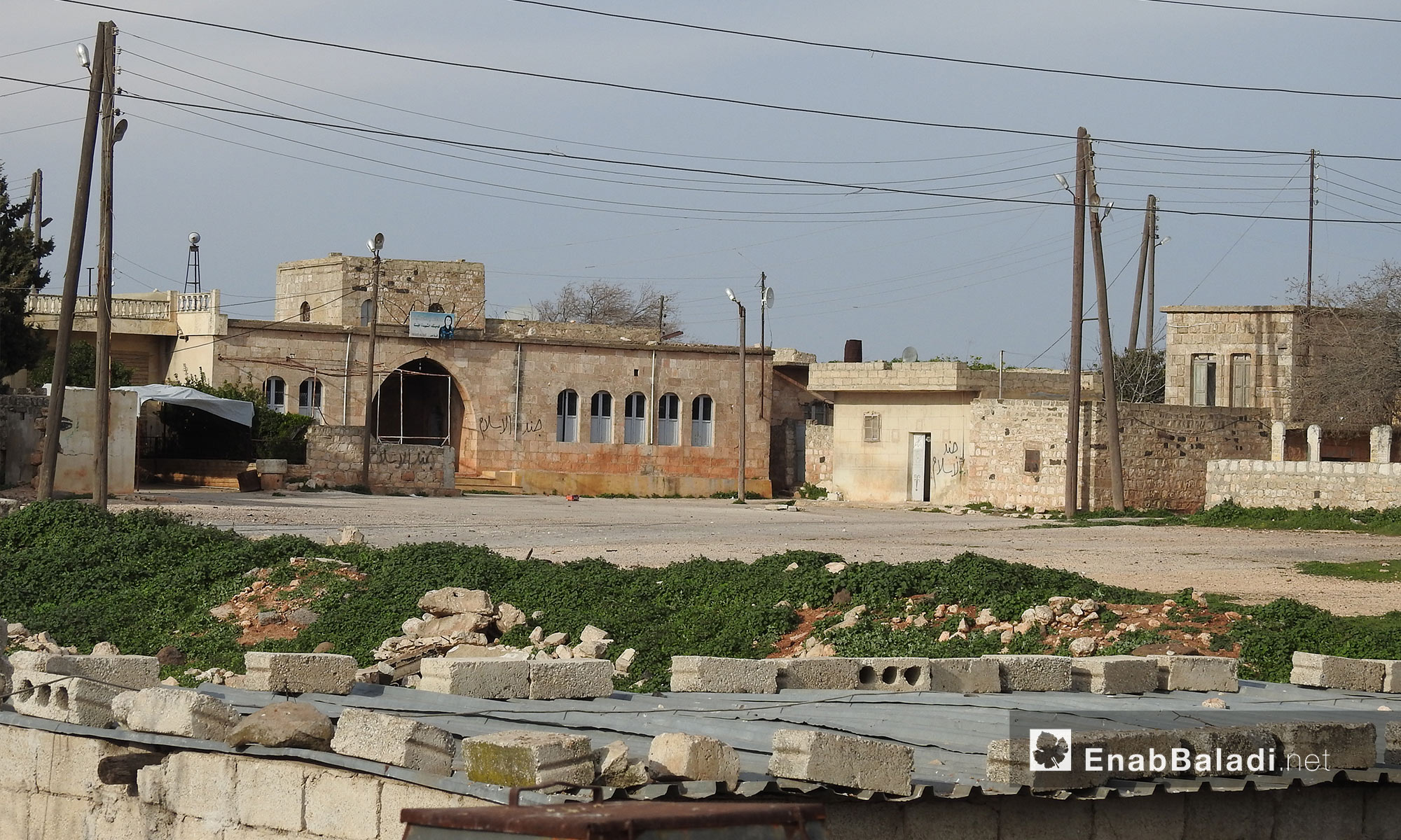 منازل على الطريق بين قرى جلبل ومريمين وأناب في عفرين - 11 آذار 2018 (عنب بلدي)
