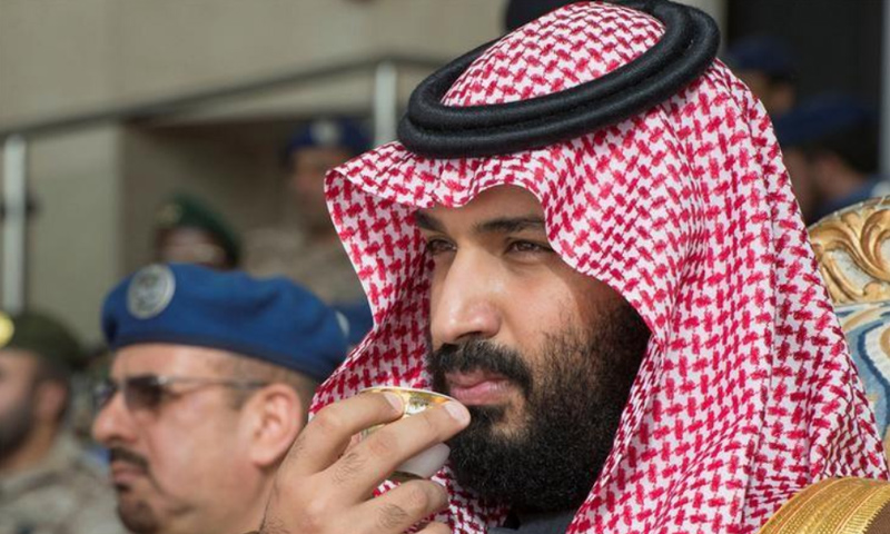 ولي العهد السعودي الأمير محمد بن سلمان في الرياض- يوم 21 شباط 2018 (رويترز)