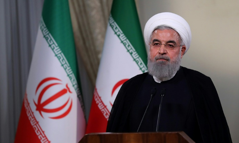 الرئيس الإيراني حسن روحاني (AFP)