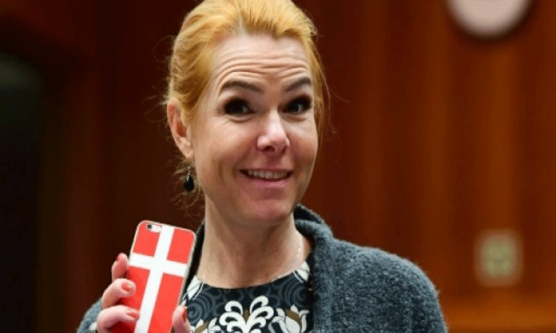 وزيرة الهجرة واللجوء في الدنمارك، إنغر ستويبرغ (AFP)