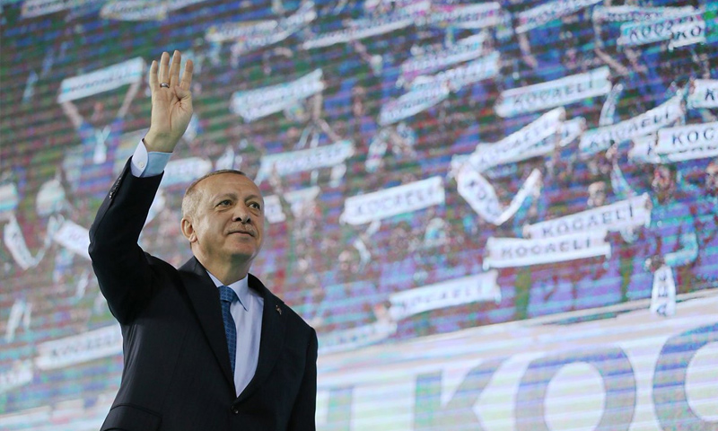 الرئيس التركي رجب طيب أردوغان - أيار 2018 (TRT)
