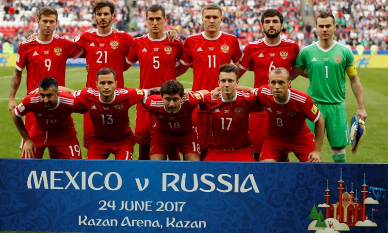 منتخب روسيا المستضيفة لكأس العالم 2018 (رويترز)

