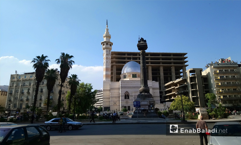 ساحة المرجة في العاصمة دمشق - 6 من حزيران 2018 (عنب بلدي)