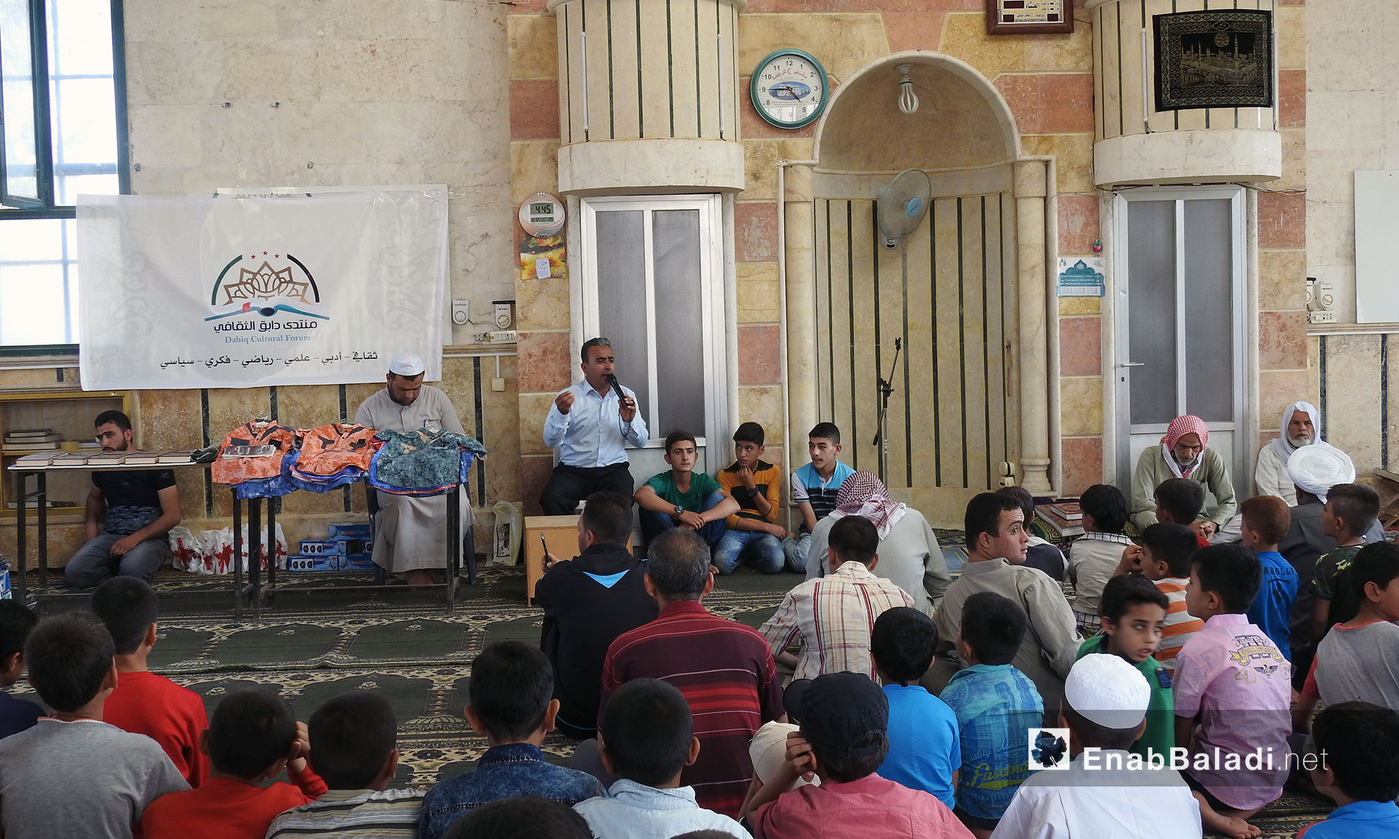 منتدى دابق الثقافي يكرم المتفوقين من حفظة القرآن الكريم في ريف حلب الشمالي - 12 حزيران 2018 (عنب بلدي)