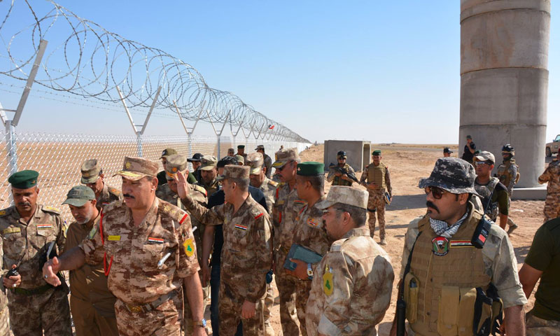 قوات حرس الحدود العراقي على الحدود مع سوريا 30 حزيران 2018 (حساب قوات الحرس على فيسبوك)