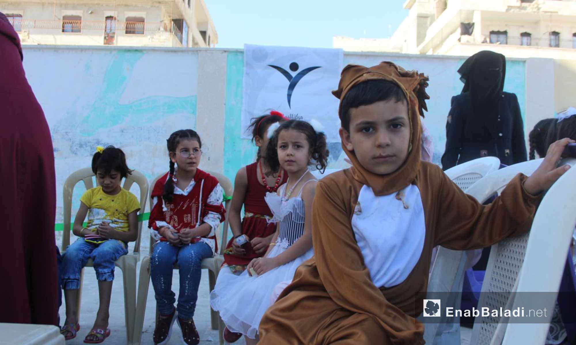 حفل للأطفال بمناسبة عيد الفطر في مدينة اريحا بريف حمص - 17 حزيران 2018 (عنب بلدي)