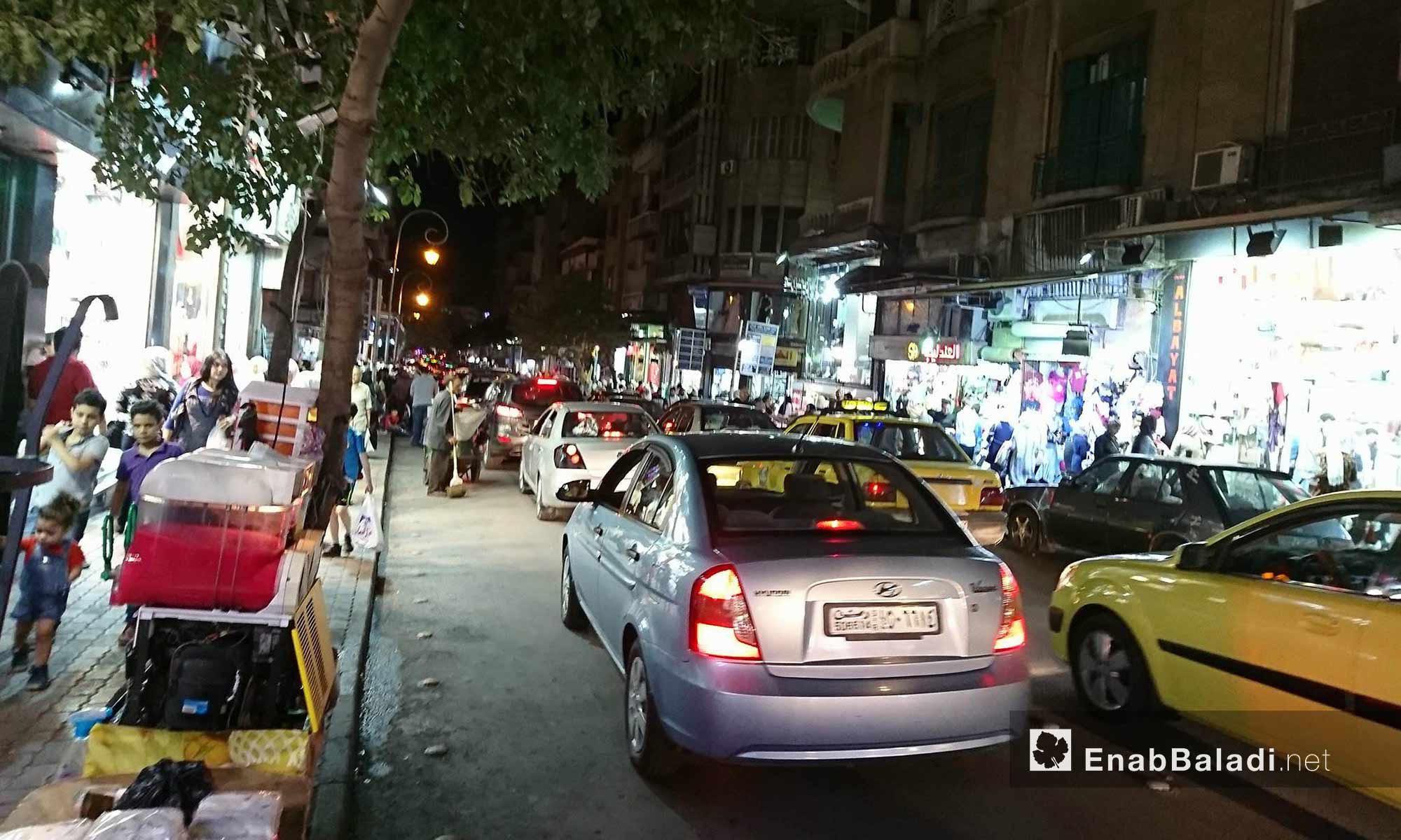 أجواء ليلة عيد الفطر في دمشق - 14 حزيران 2018 (عنب بلدي)