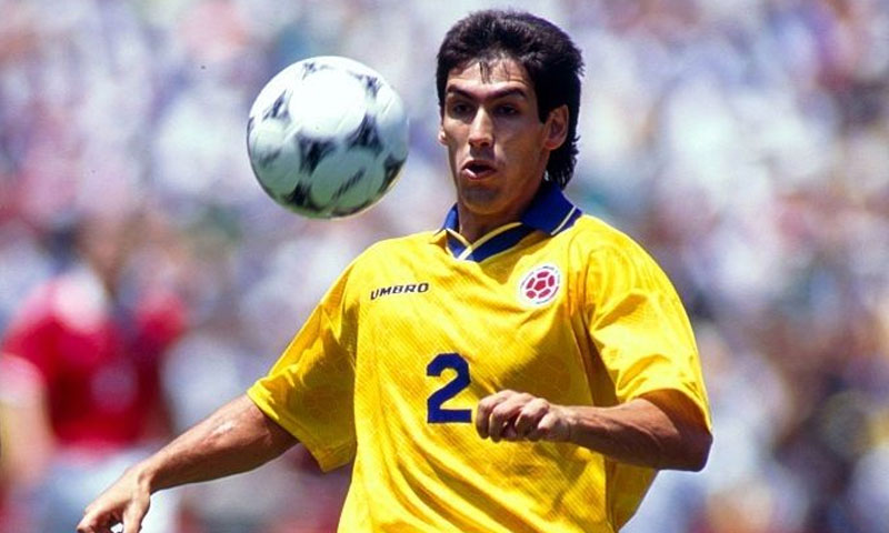 اللاعب الكولومبي أندريس إسكوبار