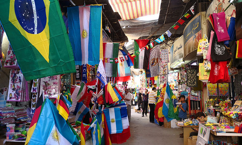 سوق المسكية في دمشق (رصيف22)
